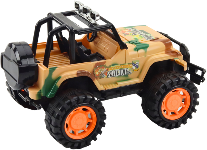 Іграшка LEAN Toys Великий військовий позашляховик Бежевий 24786 (5905991058366) - зображення 4