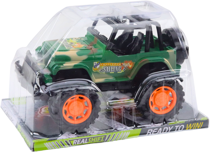 Іграшка LEAN Toys Великий військовий позашляховик Зелений 24787 (5905991058373) - зображення 1
