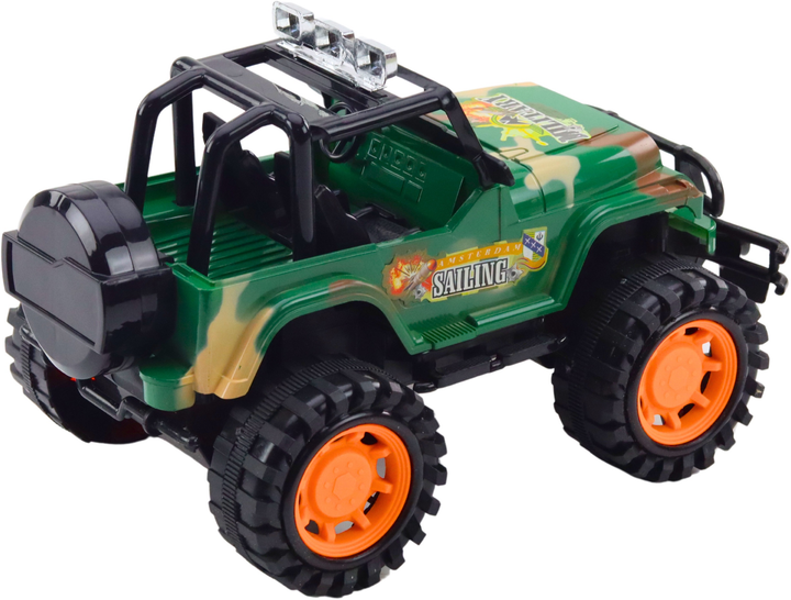 Іграшка LEAN Toys Великий військовий позашляховик Зелений 24787 (5905991058373) - зображення 4