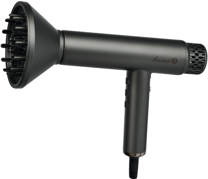 Фен Lucznik HyperAir IQ 1.0 Midnight Gray - зображення 4