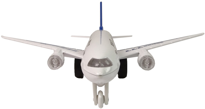 Zabawka LEAN Toys Samolot pasażerski Boeing 777 z napędem światłami i dźwiękami Biały 11188 (5905214974152) - obraz 4