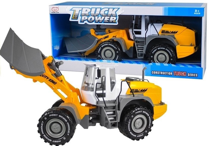 Zabawka LEAN Toys Spychacz Duży plastikowy z napędem 1815 (5905884458358) - obraz 2