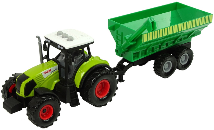 Zestaw LEAN Toys Farma Traktory z naczeppami i opryskiwaczem 3 szt 9952 (5904204758093) - obraz 7