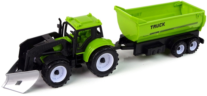 Zestaw pojazdów farmerskich LEAN Toys Traktor + Kombajn + Cysterna + Naczepa 12127 (5904665998687) - obraz 4