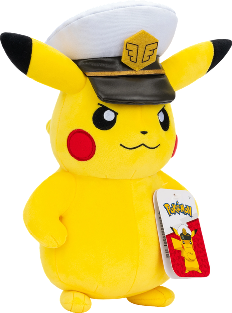 Pluszak Jazwares Pokemon Captain Pikachu 20 cm (0191726763079) - obraz 2