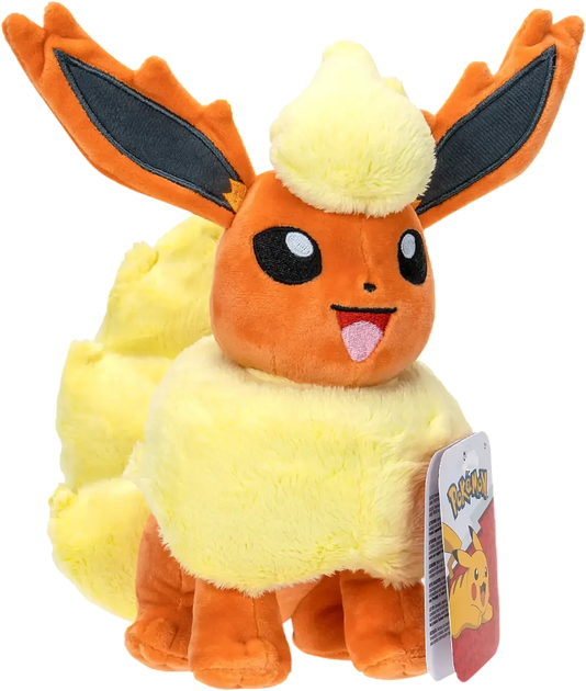Плюшева іграшка Jazwares Pokemon Flareon Cdu 20 см (0191726507222) - зображення 6
