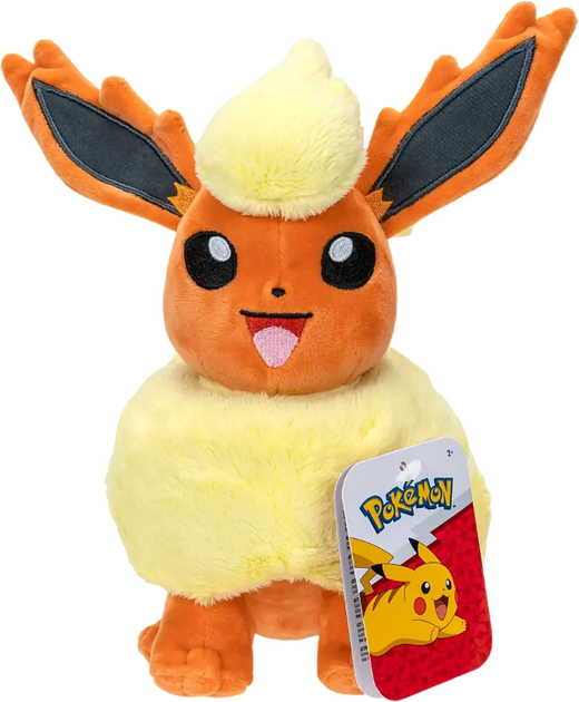 Плюшева іграшка Jazwares Pokemon Flareon Cdu 20 см (0191726507222) - зображення 7
