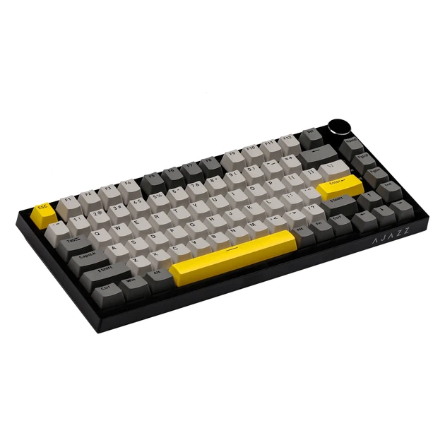 Клавіатура AJAZZ AK820 75% USB Moon Switch Grey - зображення 6