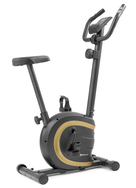 Велотренажер Hop-Sport HS-015H Vox золотистий. Магнітний, 8 рівнів, до 120 кг, для дому, кардіо - зображення 3