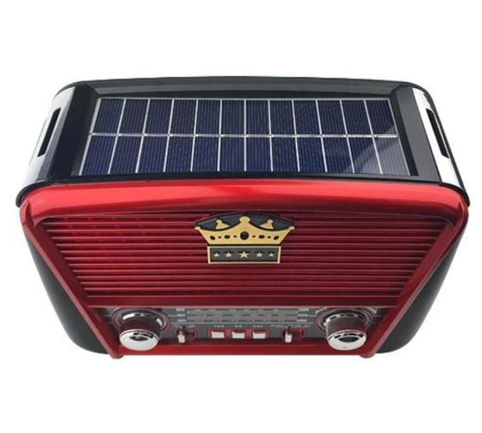 Портативний багатофункціональний радіоприймач GOLON RX-455S з USB, SD радіо з акумулятором і сонячною панеллю - изображение 7