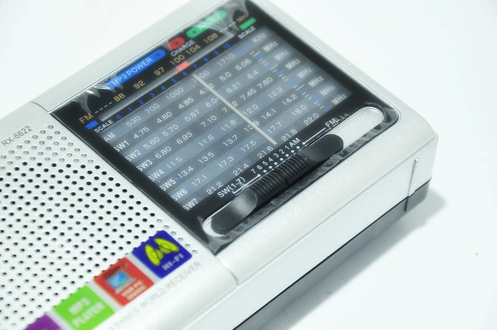 Радіоприймач акумуляторний з USB TF GOLON RX-6622 Silver - изображение 4