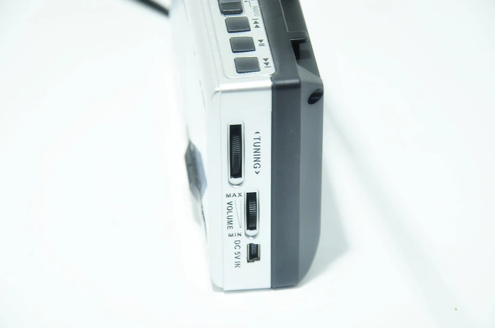 Радіоприймач акумуляторний з USB TF GOLON RX-6622 Silver - изображение 6
