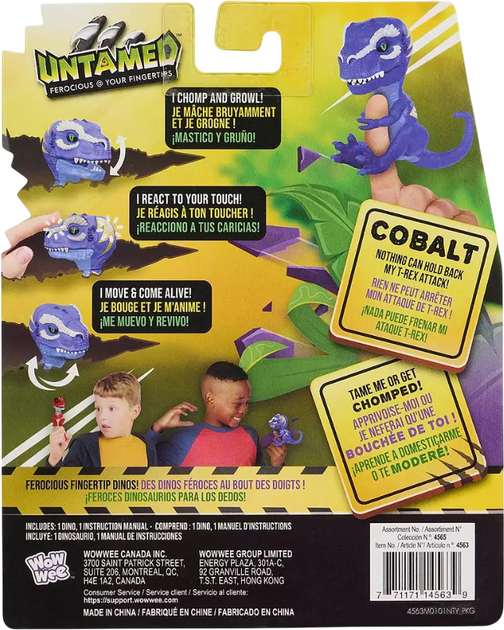Interaktywna zabawka WowWee Untamed T Rex Face off Dino (771171145639) - obraz 2
