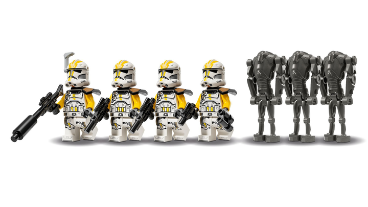 Zestaw klocków LEGO Star Wars Zestaw bitewny żołnierze-klony z 327 korpusu galaktycznego 258 elementów (75431) - obraz 5