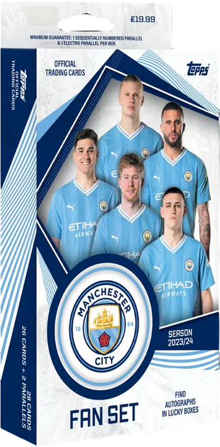 Карти для гри Topps Manchester City Fan Set 2023/24 (5053307067080) - зображення 1