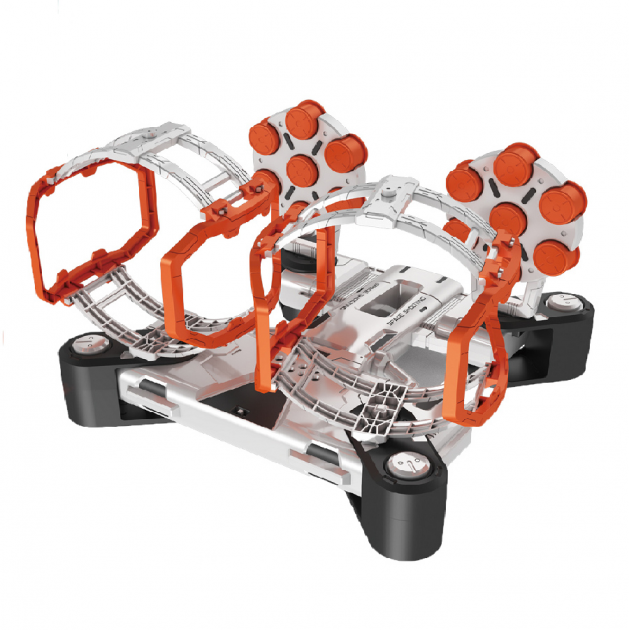 Игровой набор тир BLD Toys B3229 Space Wars с бластерами для стрельбы по гравитрону с вращающимися мишенями для детей интерактивная развивающая игрушка для точного прицеливания с музыкальным сопровождением и двумя бластерами для соревнований - изображение 3