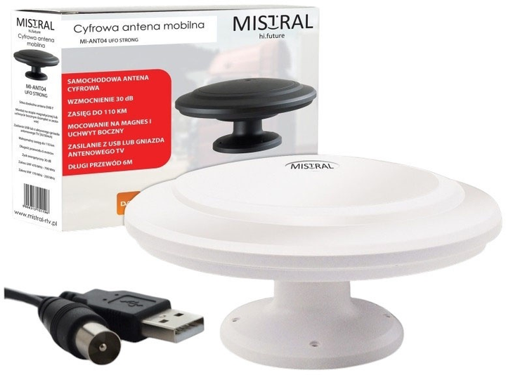 Антена TV Mistral MI-ANT04 White (5908313151196) - зображення 2