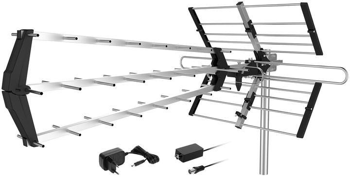 Спрямована антена Cabletech DVB-T2 з LTE фільтром (5901890060400) - зображення 1