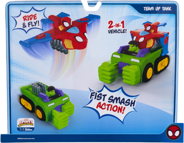 Czołg z samolotem odrzutowym Jazwares Marvel Spidey Team-up Tank (0191726754848) - obraz 2