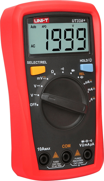 Miernik uniwersalny UNI-T UT33A+ (MIE0325) - obraz 2