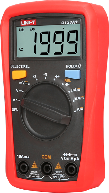 Miernik uniwersalny UNI-T UT33A+ (MIE0325) - obraz 3