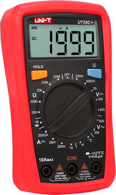 Miernik uniwersalny UNI-T UT33C+ (MIE0327) - obraz 2