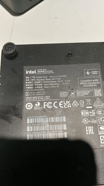Неттоп Б-клас Intel NUC 11TNBi5 USFF / Intel Core i5-1135G7 (4 (8