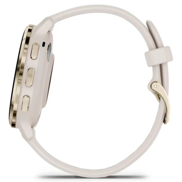 Спортивний годинник GARMIN Venu 3s Soft Gold Stainless Steel Bezel with Ivory Case and Silicone Band - зображення 4