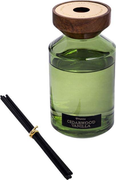 Dyfuzor zapachowy Homla Woody Blend Cedarwood Vanilla z patyczkami 200 ml (5906496705182) - obraz 2