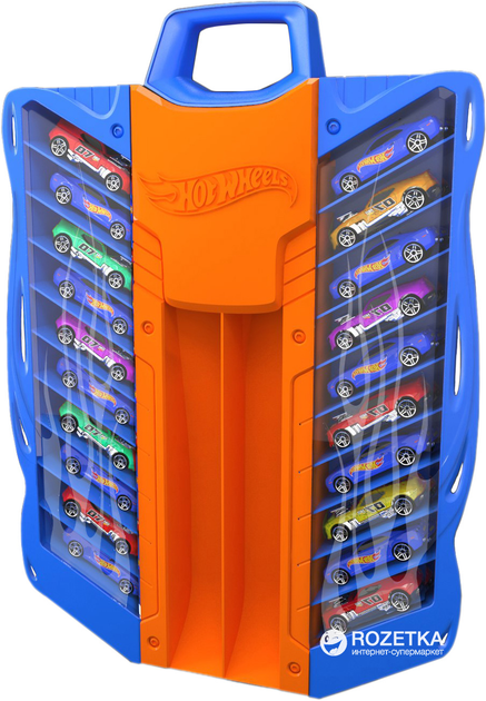 Портативний трек-контейнер Hot Wheels для 20 машинок (HWCC7 ...