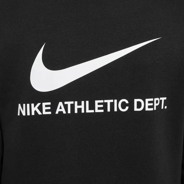 Bluza z kapturem chłopięca Nike B NSW SI FLC Hoodie BB HV6965-010 128-137 S Czarna (197861866804) - obraz 9