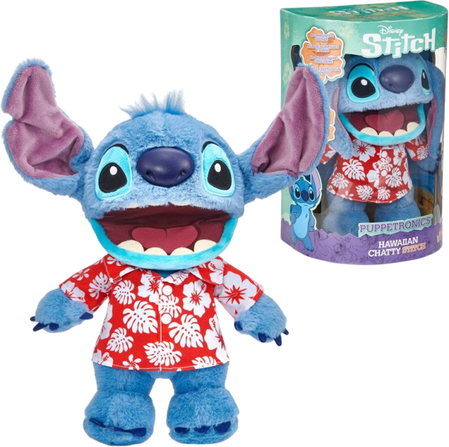 Інтерактивна лялька Disney Chatty Hawaiian Stitch (5055394028265) - зображення 1