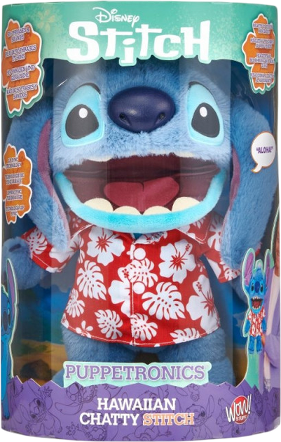 Інтерактивна лялька Disney Chatty Hawaiian Stitch (5055394028265) - зображення 3