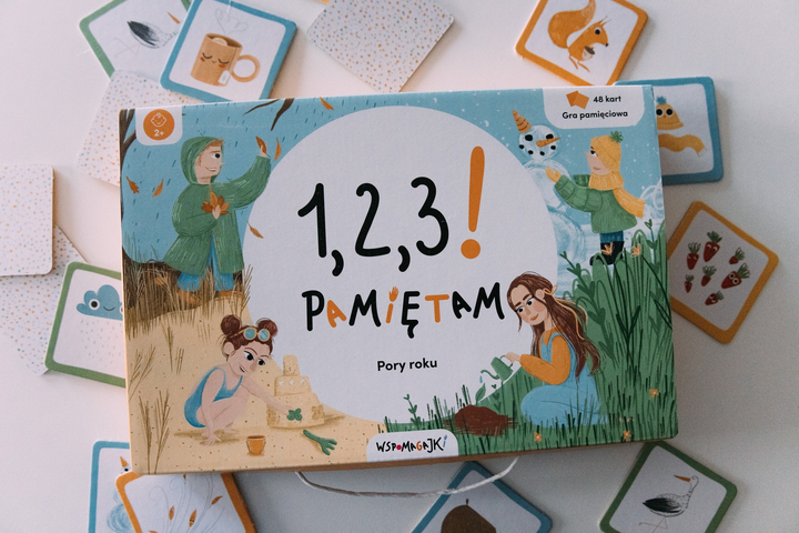 Gra planszowa Smart Kids Wspomagajki 1 2 3! Pamiętam Pory roku (edycja polska)(5903678023546) - obraz 3