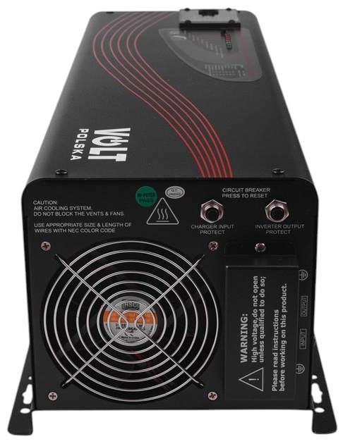 UPS Volt Polska Power Sinus 4000 12/230V 4000W/12000VA (5904100450022) - obraz 3