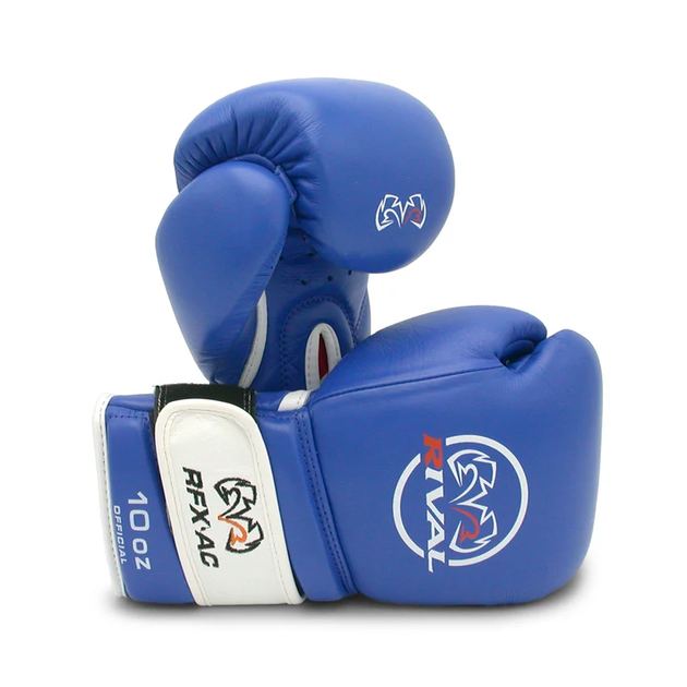 Боксерські рукавиці Rival RFX-AC Amateur Competition Fight Gloves Blue (RFX-AC-Blue- 10oz) - Фото 1 Боксерські рукавиці Rival RFX-AC Amateur Competition Fight Gloves Blue (RFX-AC-Blue- 10oz) - зображення 1