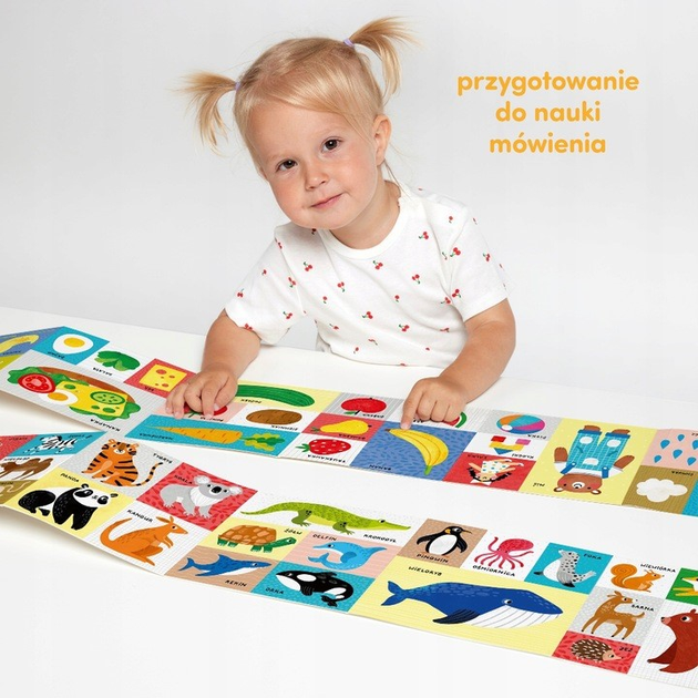 Zestaw edukacyjny CzuCzu Biblioteczka 100 pierwszych słów (9788366762848) - obraz 5