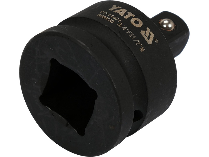Ударний перехідник YATO 3/4" (F) X 1/2" (M) (YT-11671) - зображення 4