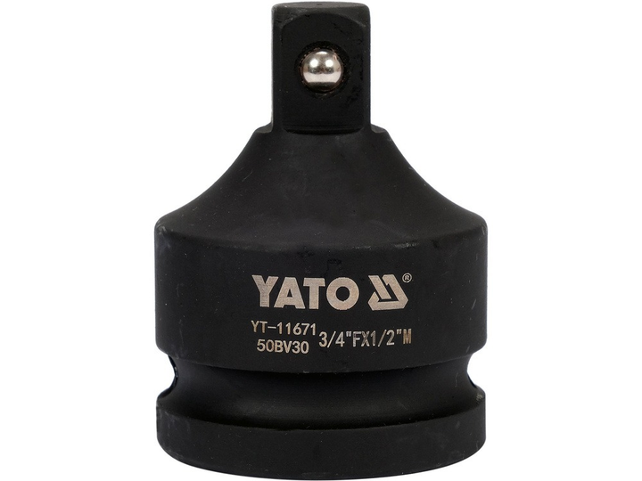 Ударний перехідник YATO 3/4" (F) X 1/2" (M) (YT-11671) - зображення 2
