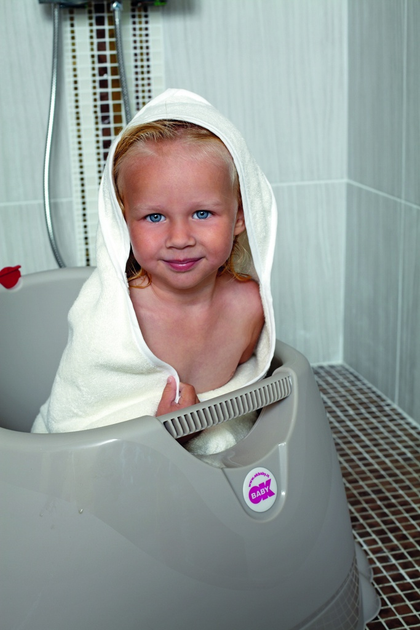 Wanienka siedzisko pod prysznic Ok Baby Opla szara (8008577238132) - obraz 5