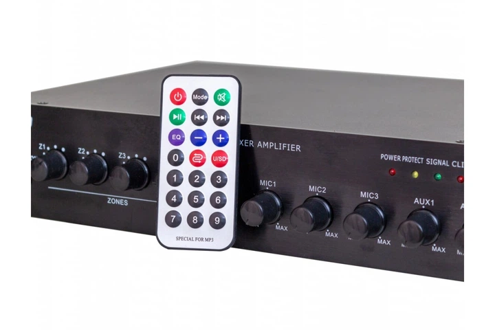 Трансляційний мікшер-підсилювач із USB DV audio LA-80.4P - Фото 3 Трансляційний мікшер-підсилювач із USB DV audio LA-80.4P - изображение 3