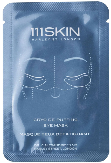 Набір масок для шкіри навколо очей 111Skin Cryo De-Puffing 8 x 6 мл (5060280377914) - зображення 1