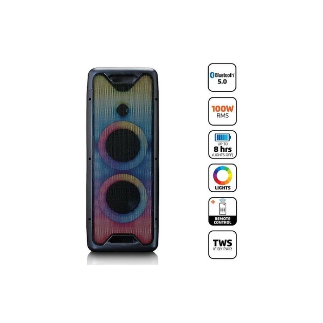 Портативна Bluetooth колонка Lenco PA-200BK - зображення 4