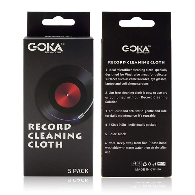 Салфетки з мікрофібри для чищення платівок Goka GK-R05 - зображення 4