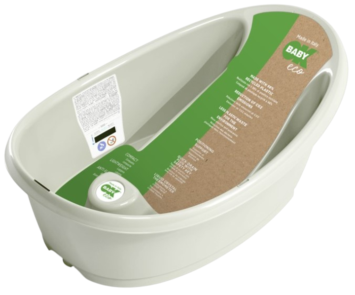 Wanienka Ok Baby Onda Baby Eco+ kompaktowa jasnozielona (8008577018925) - obraz 3