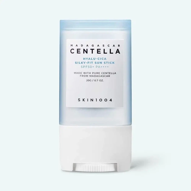 Увлажняющий солнцезащитный стик SKIN1004 Madagascar Centella HYALU-CICA Silky-Fit Sun Stick SPF 50+ 20g - изображение 2
