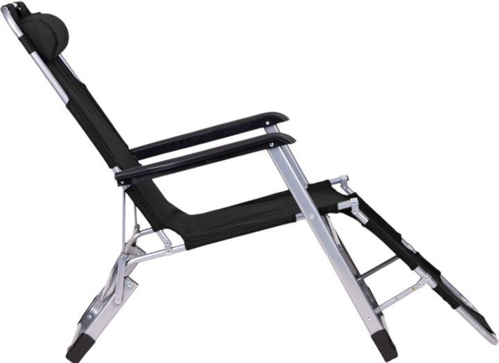 Leżak ModernHome by Multistore ZRL010F BLACK - obraz 2