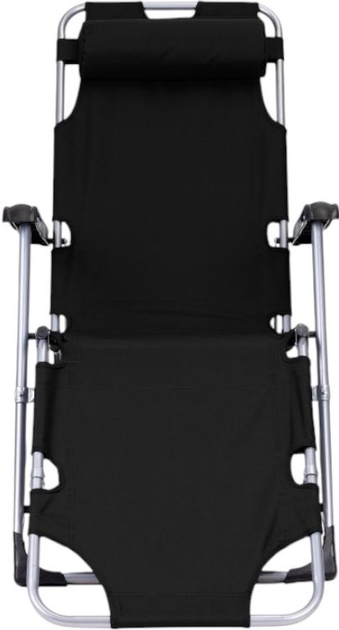 Leżak ModernHome by Multistore ZRL010F BLACK - obraz 4