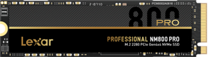 Dysk SSD Lexar NM800PRO 2TB M.2 2280 NVMe PCIe 4.0 x4 3D NAND TLC (LNMPLY8002T-RNNNG) - obraz 1