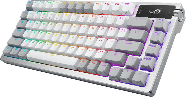 Klawiatura bezprzewodowa ASUS ROG Azoth NX Red PBT USB/Wireless White (90MP031A-BKUA11) - obraz 3